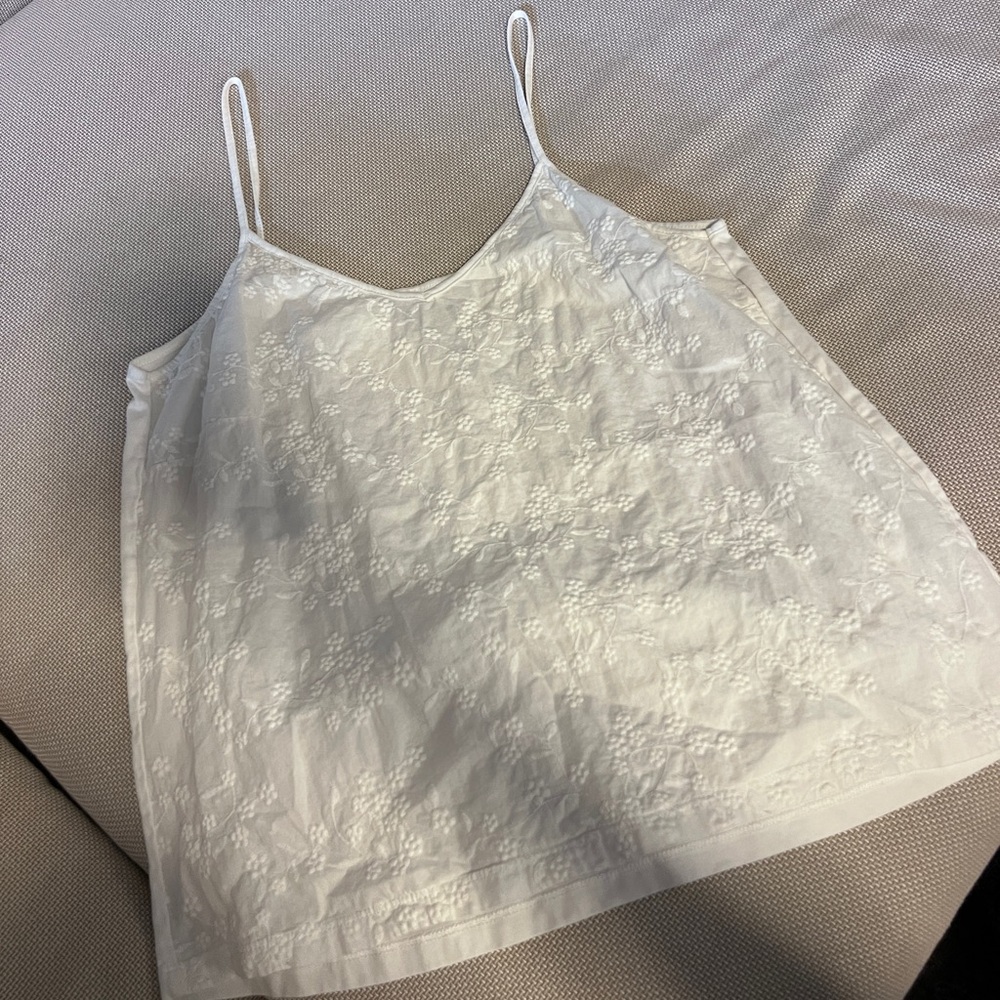 White Floral Camisole - Ese O Ese